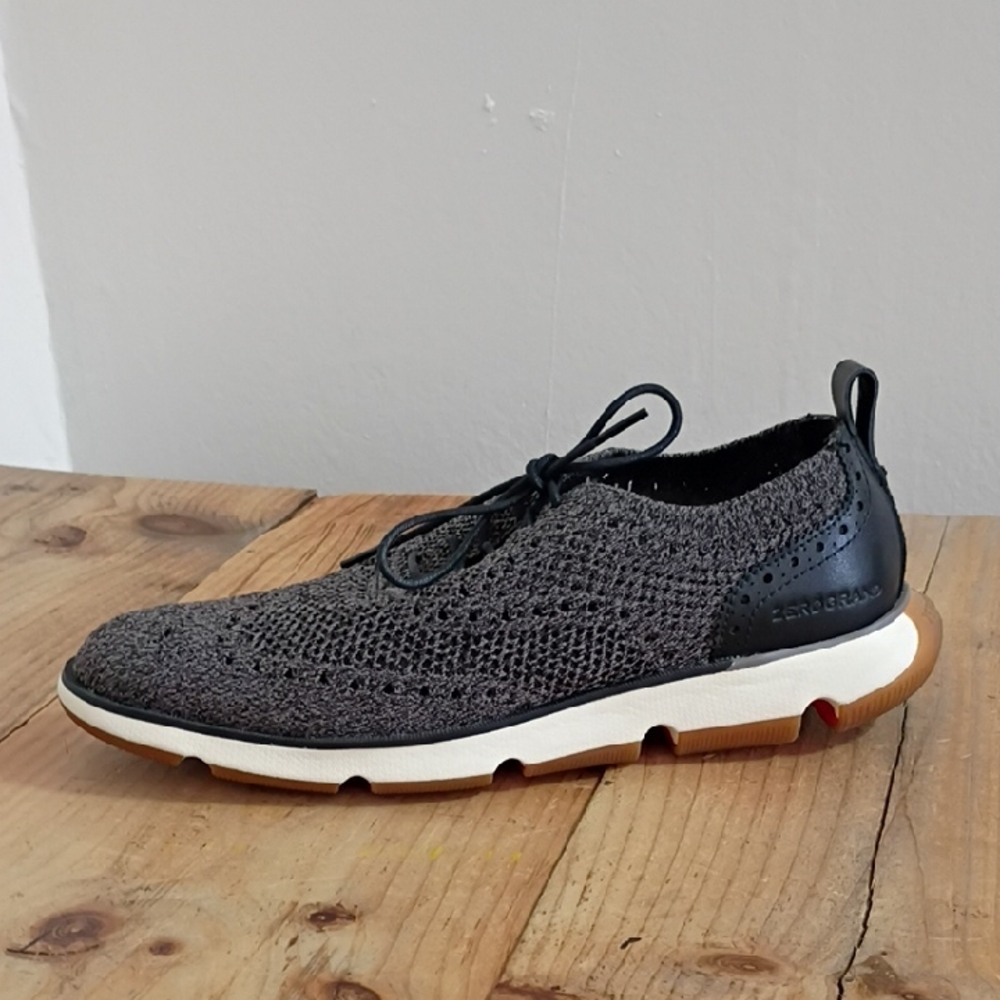 Cole Haan Zero Grand 360 Black Knit Lightweight Sneakers Size 9.5M